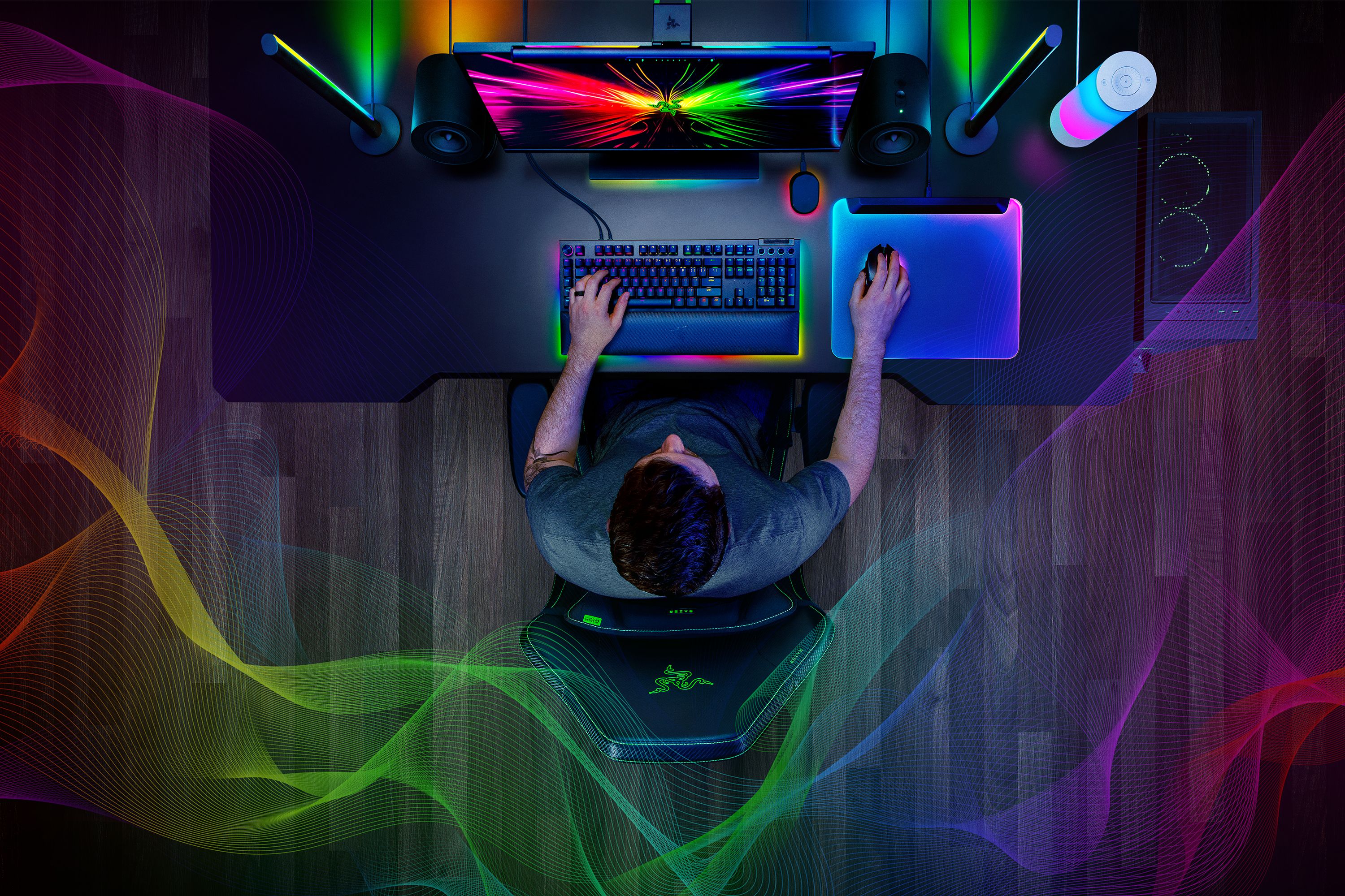 Imagen conceptual del ecosistema inmersivo de Razer