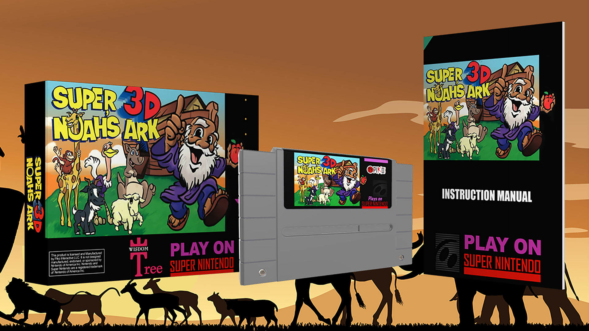 Super Noah's Ark 3D - Reprint by Piko