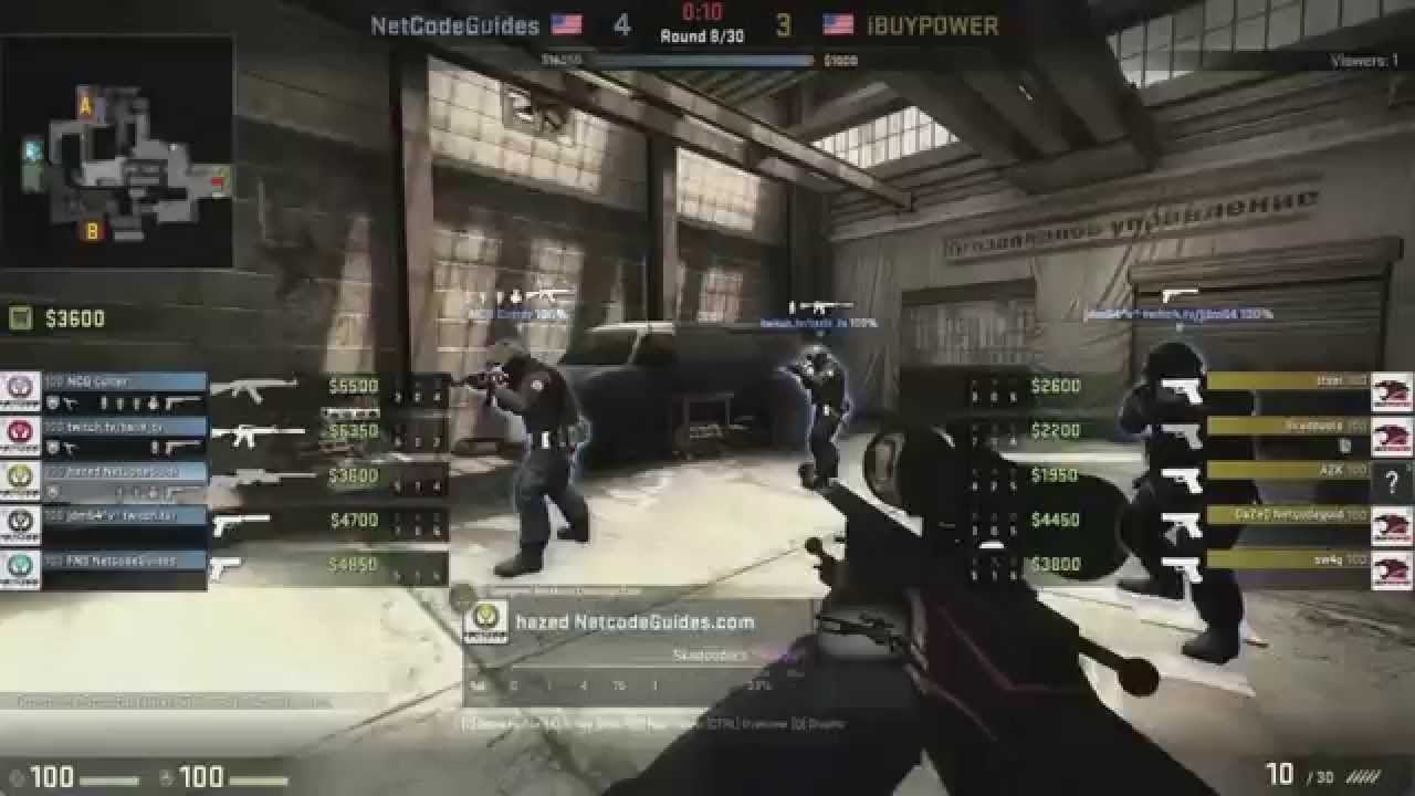 Screenshot from a professional Counter-Strike esports match in which one team was found match-fixing