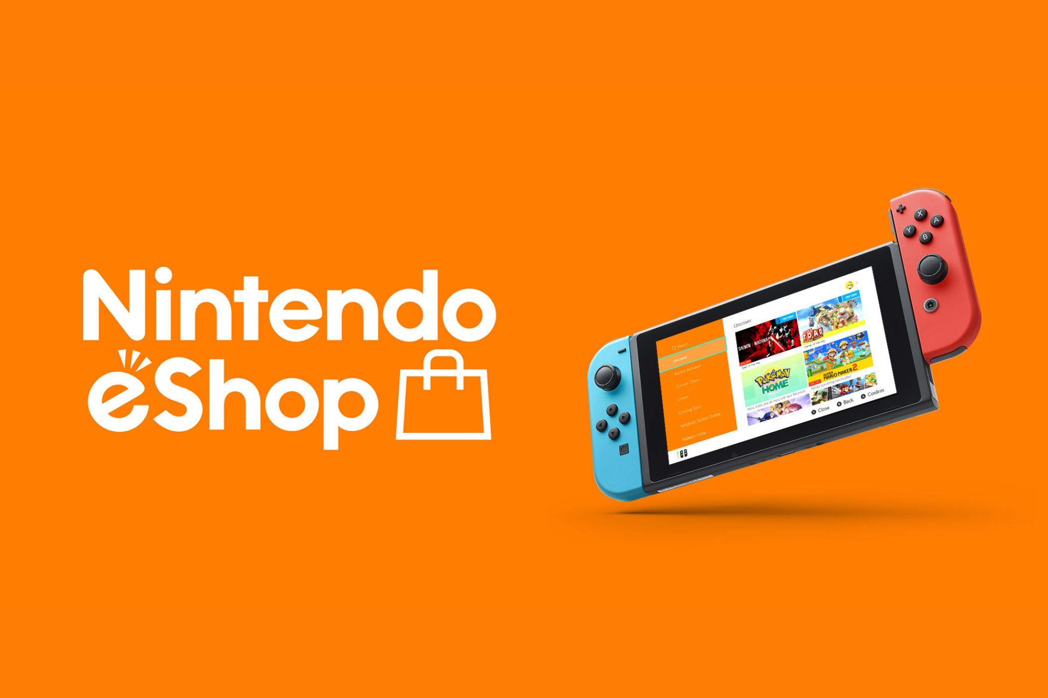 nintendo eShop start screen