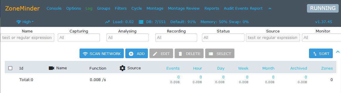 Zoneminder-Console