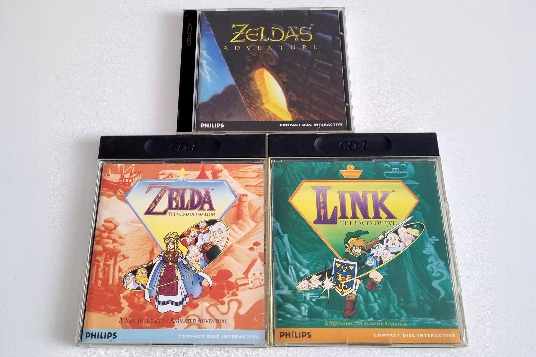 The 3 Zelda games that came out for the CD-i