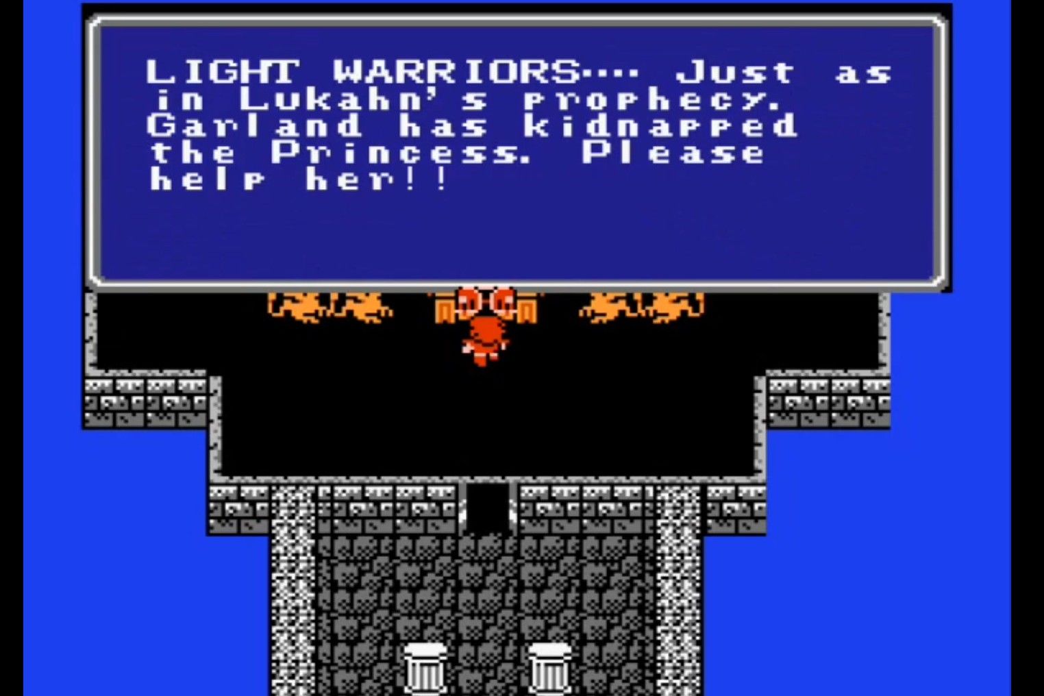 Getting your mission in Final Fantasy NES