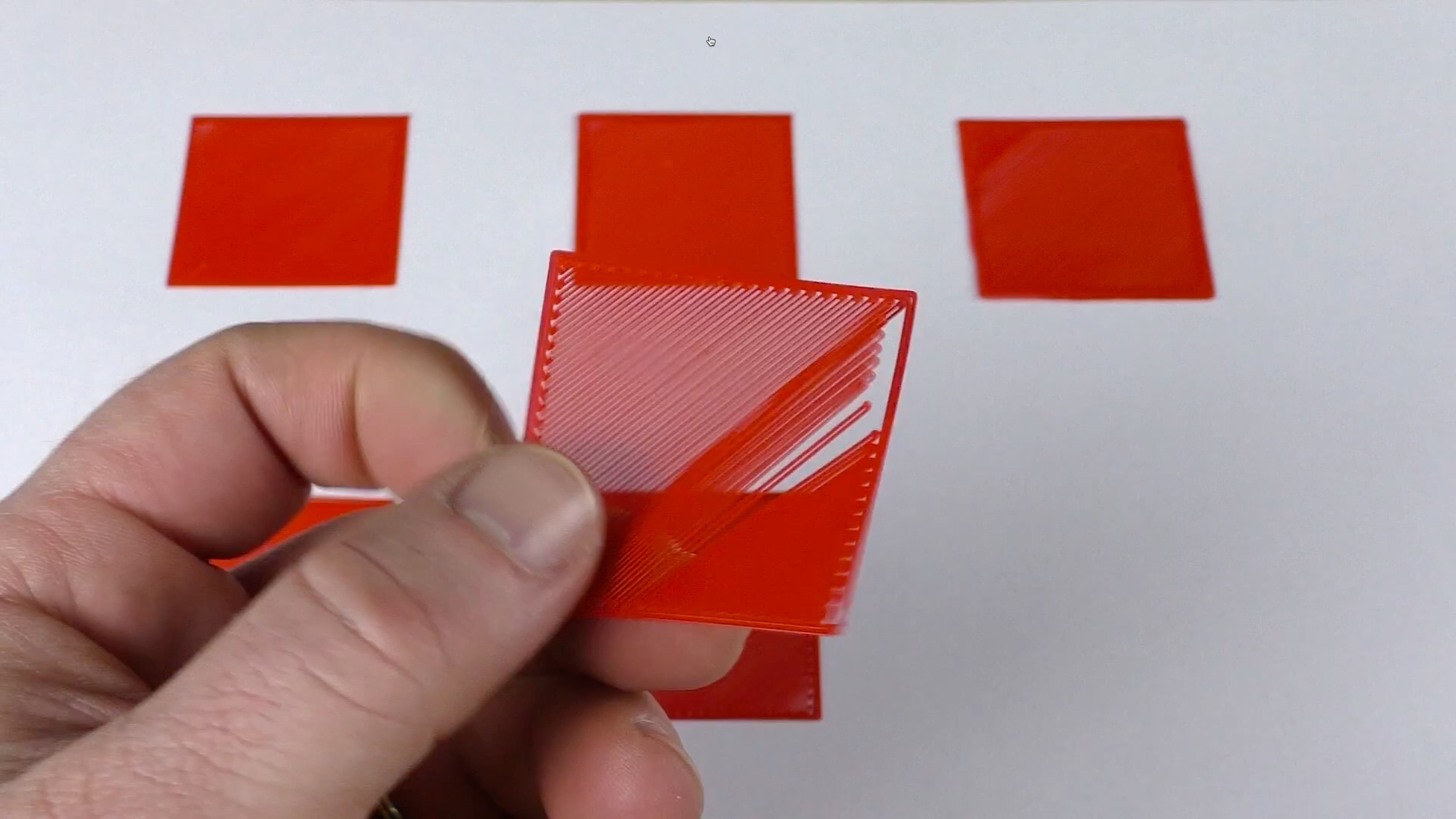 print test to level bed - nozzle too high