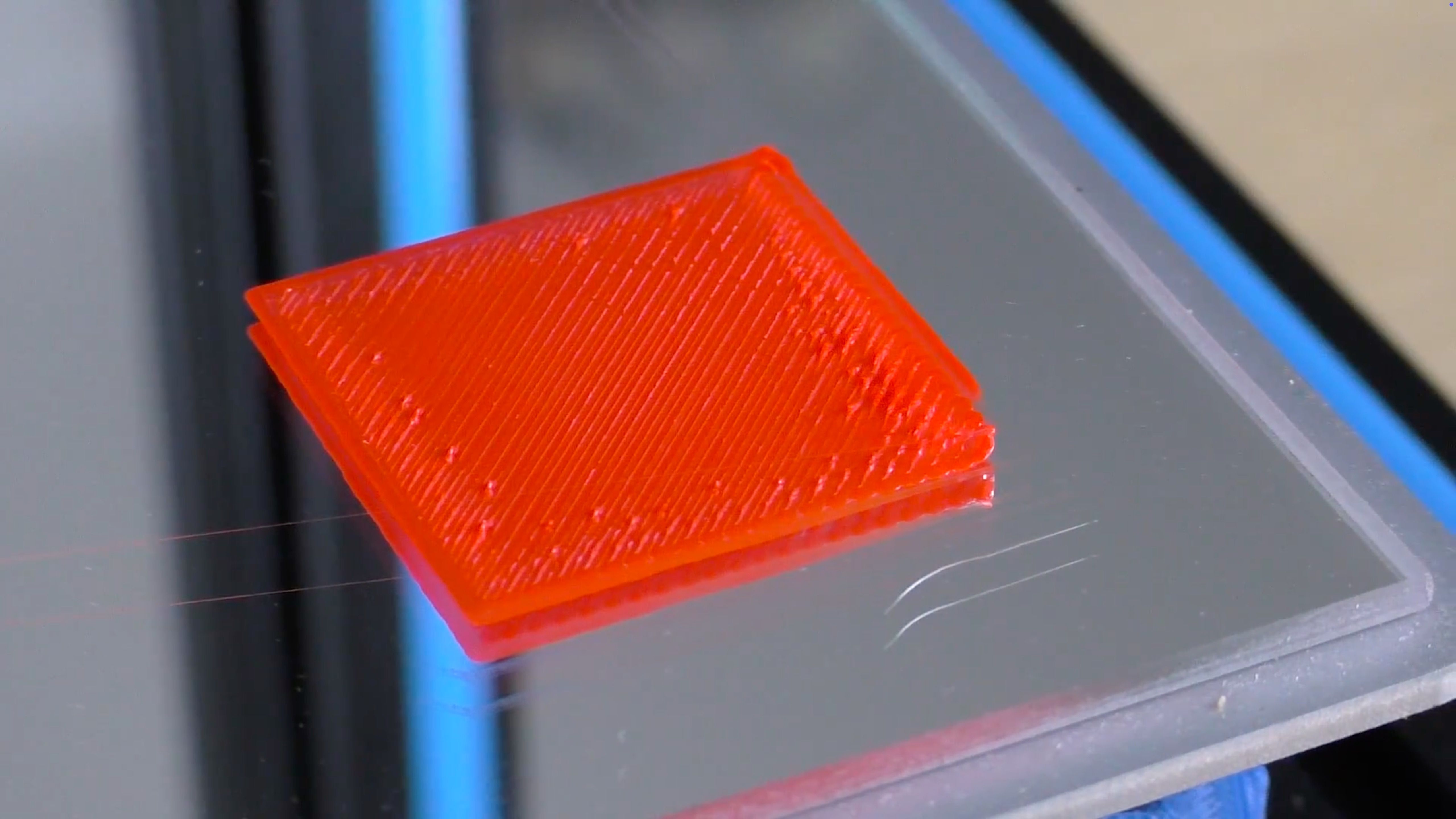 print test to level bed - nozzle too low