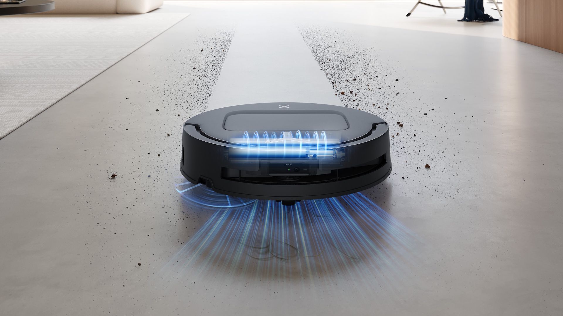 Ecovacs T80 PRO OMNI suction power