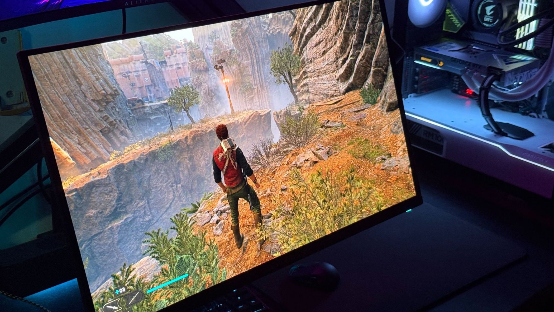 juegos en un monitor