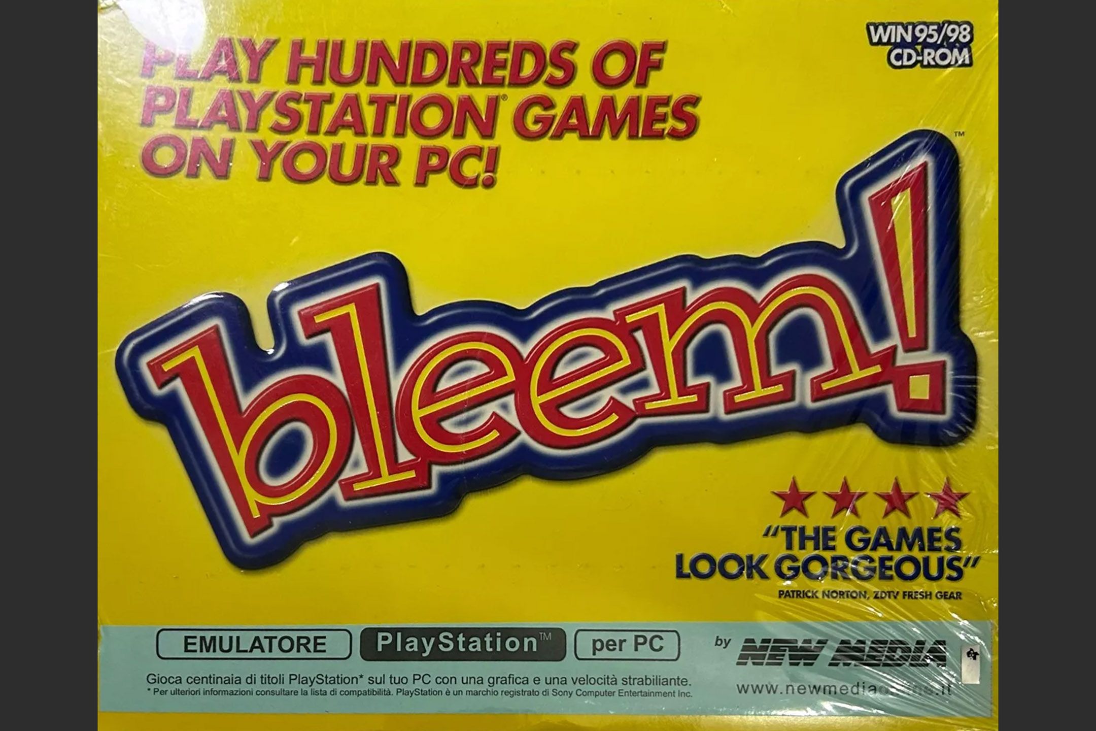 Bleem! Playstation PS1 emulator software for PC