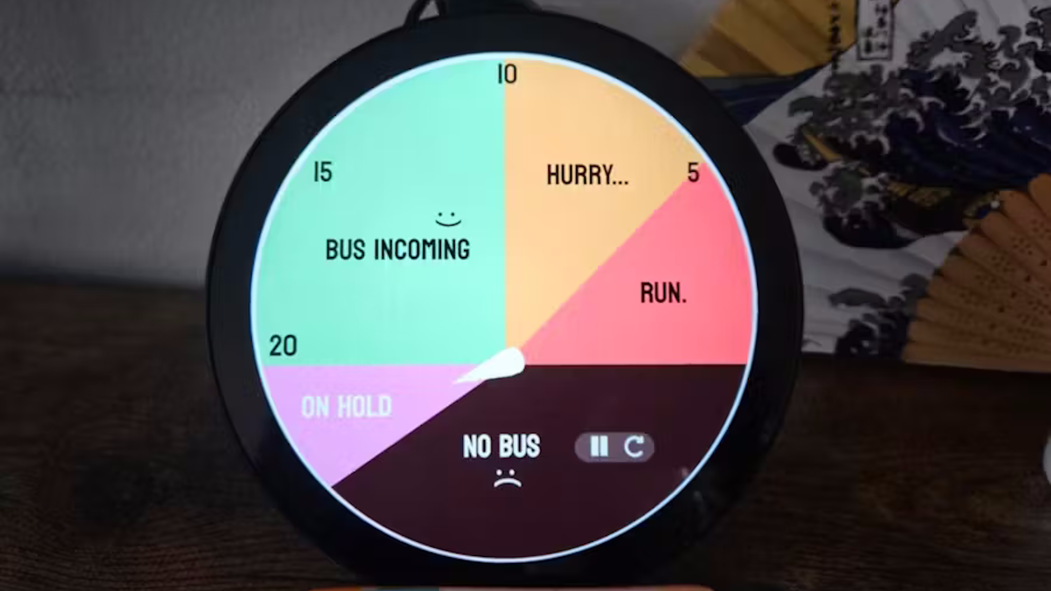 This Raspberry Pi project ensures you'll never miss a bus again with an ominous countdown