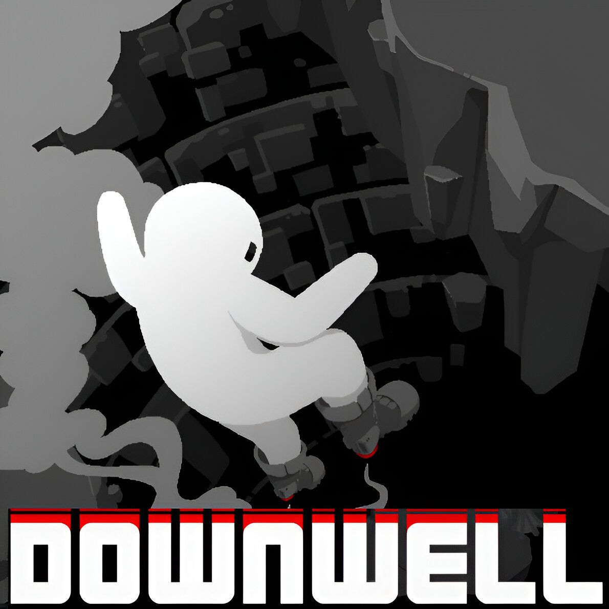 Product image for the game Downwell.