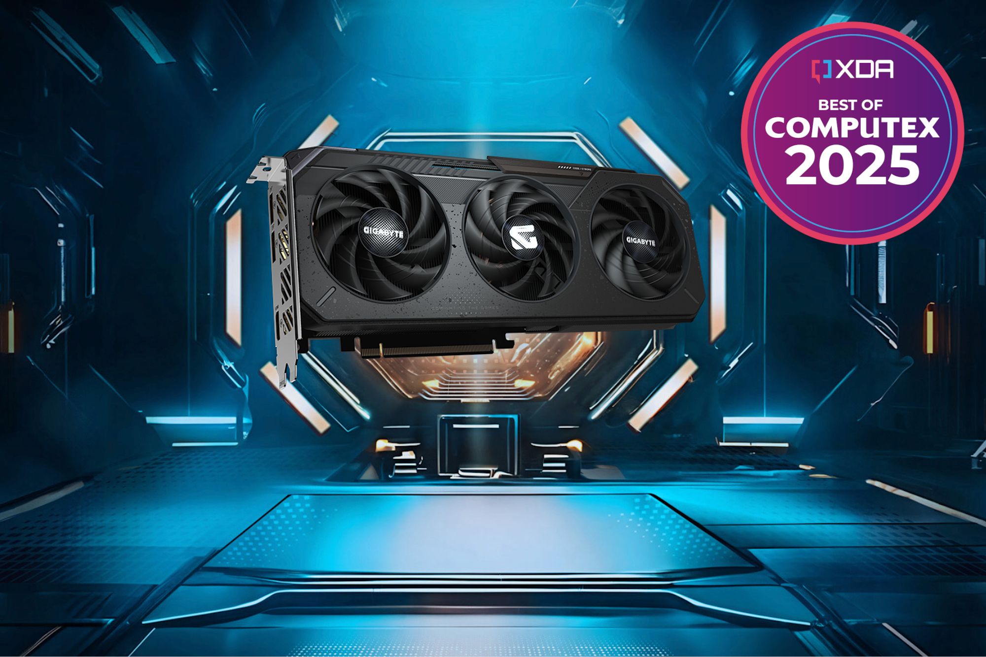 Gigabyte Radeon RX 9060 XT GAMING OC 16G Computex Award