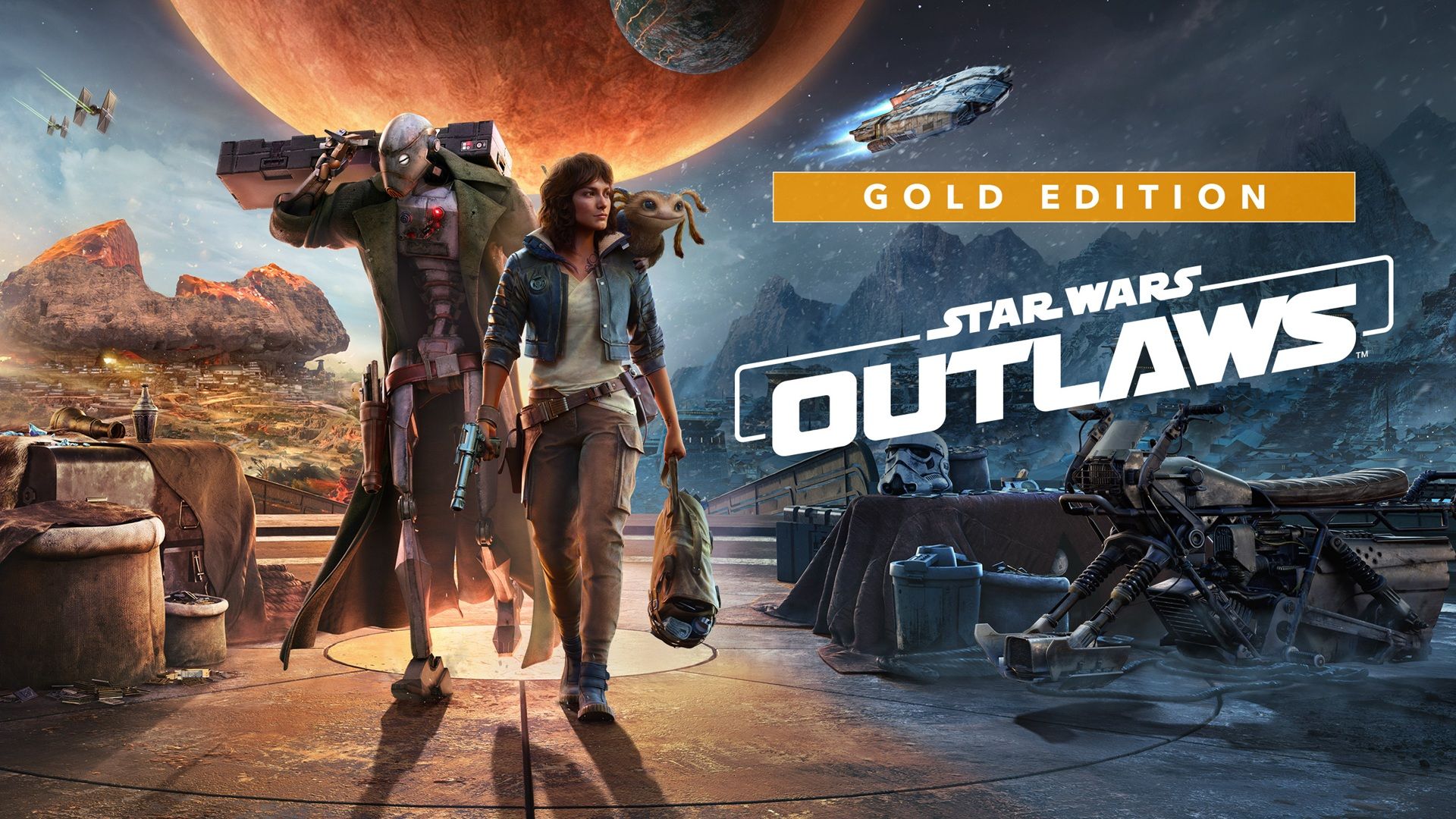 The promo art for Star Wars Outlaws Gold Edition