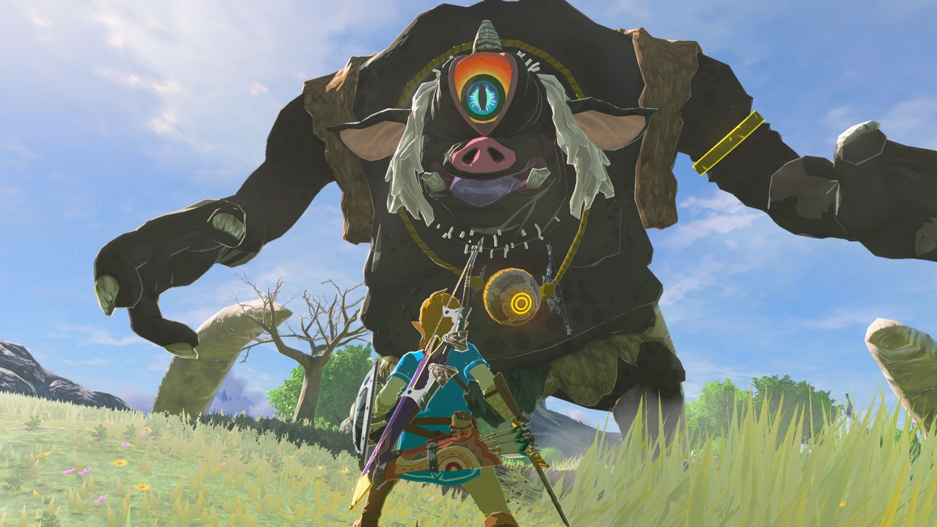 A screenshot of gameplay from The Legend of Zelda Breath of the Wild Switch 2 Edition.