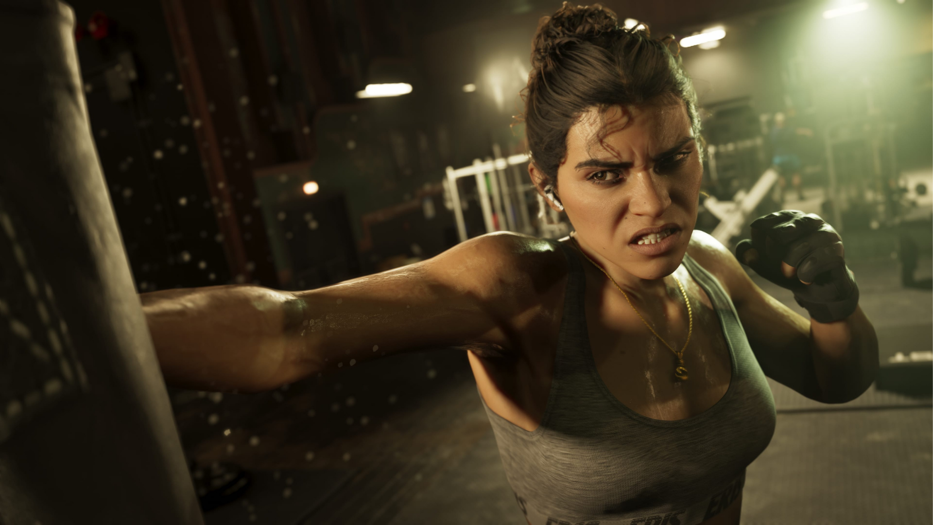 Boxing in a gym in GTA VI