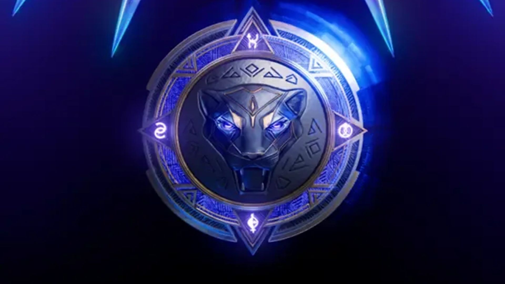 The teaser and logo for the canceled Black Panther game
