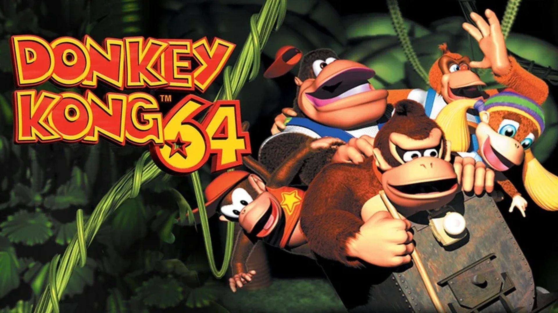 A promo image for the release of Donkey Kong 64