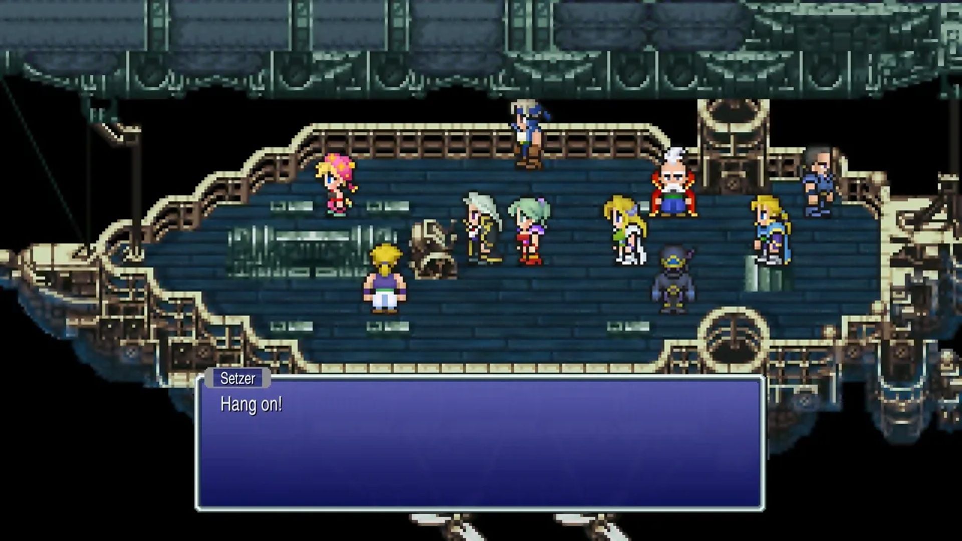 A screenshot of gameplay from Final Fantasy VI Pixel Remaster