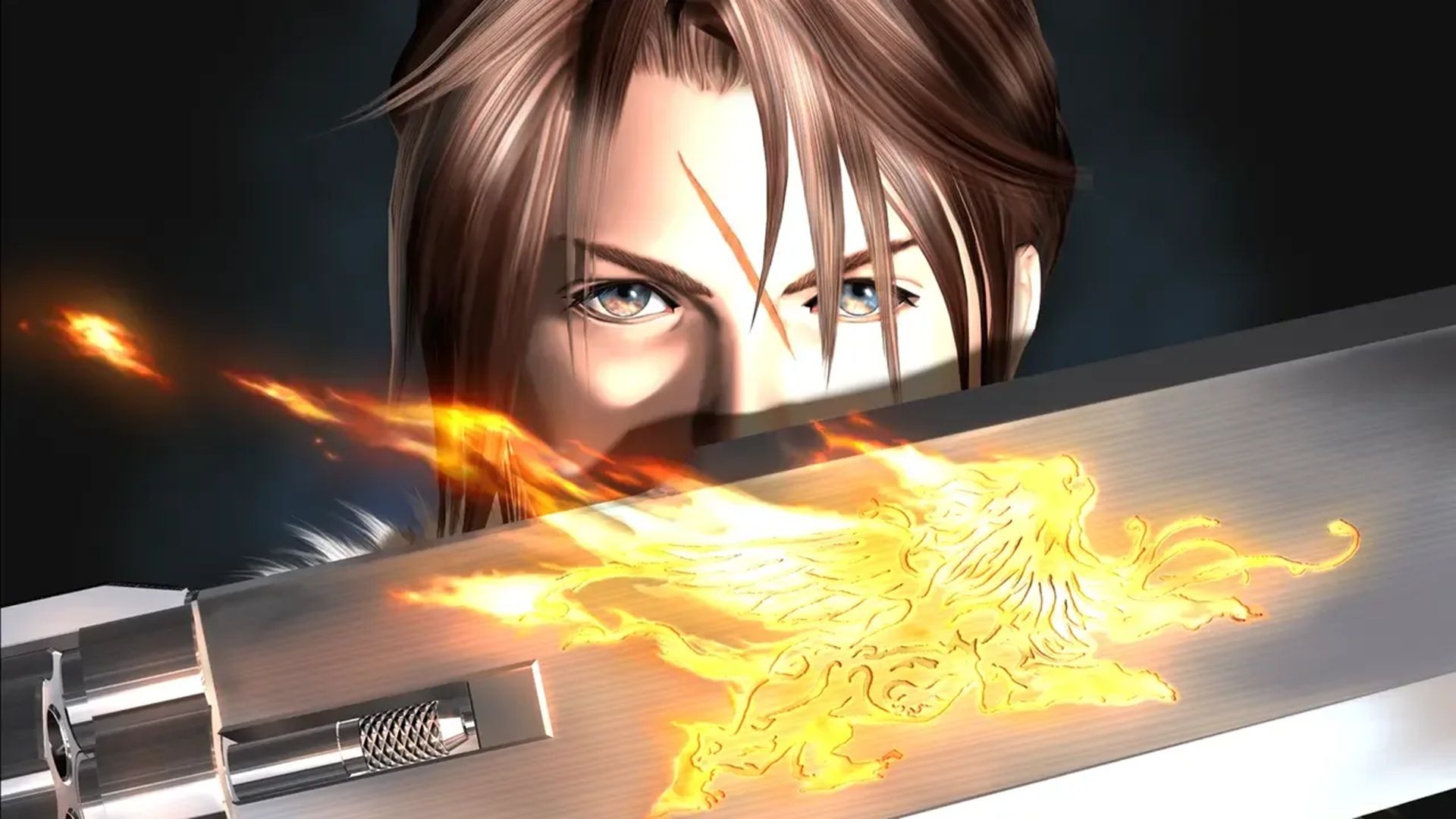 A character image for Squall Leonhart from Final Fantasy VIII