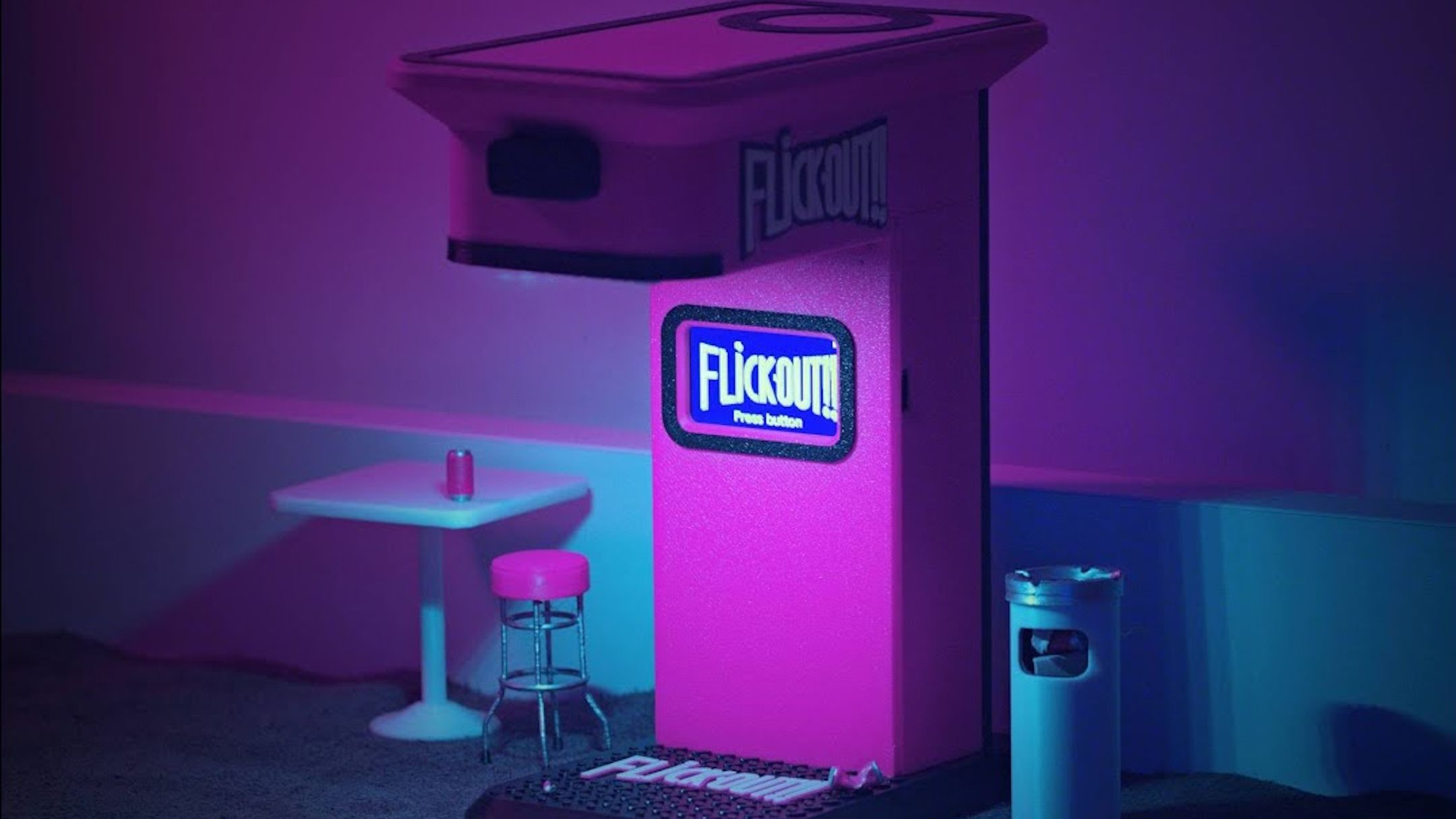 This adorable miniature ESP32 arcade cabinet tests how strong your flicking power is