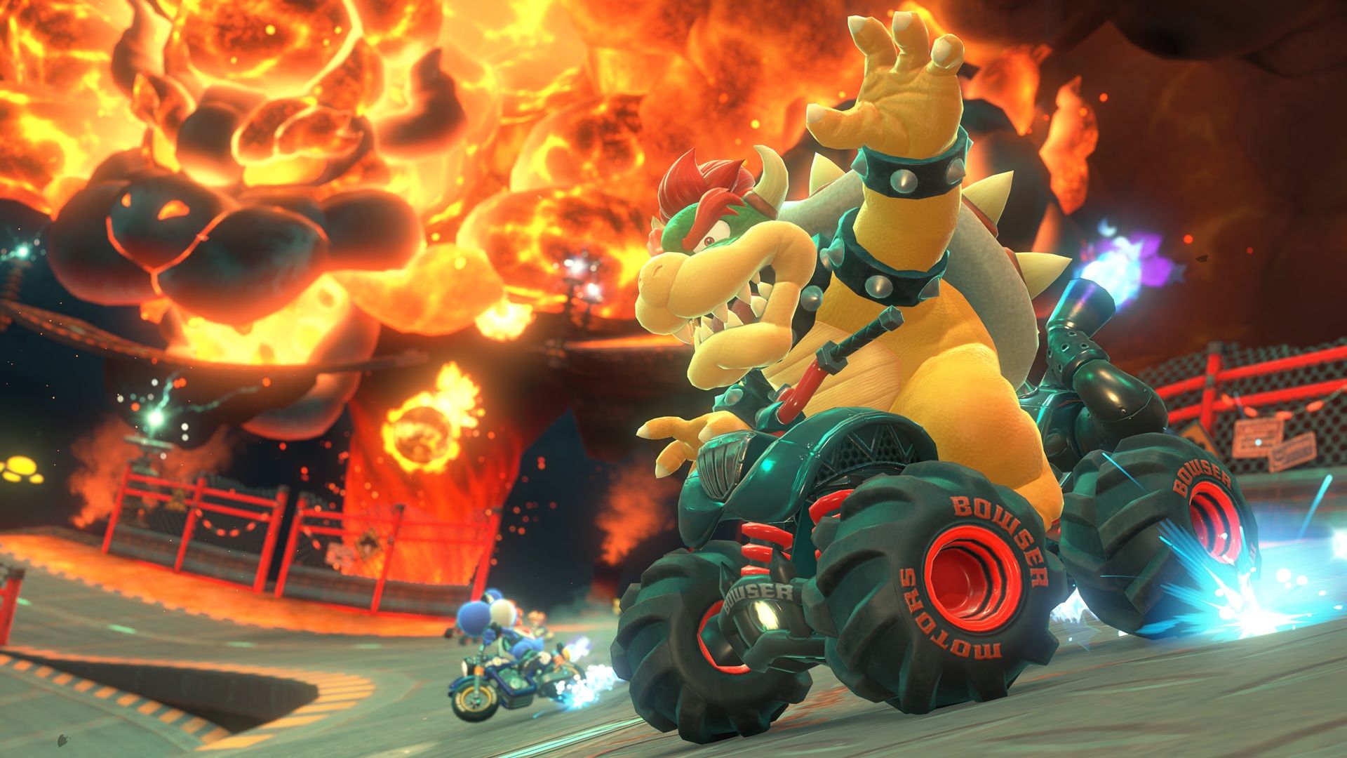A screenshot of gameplay from Mario Kart World