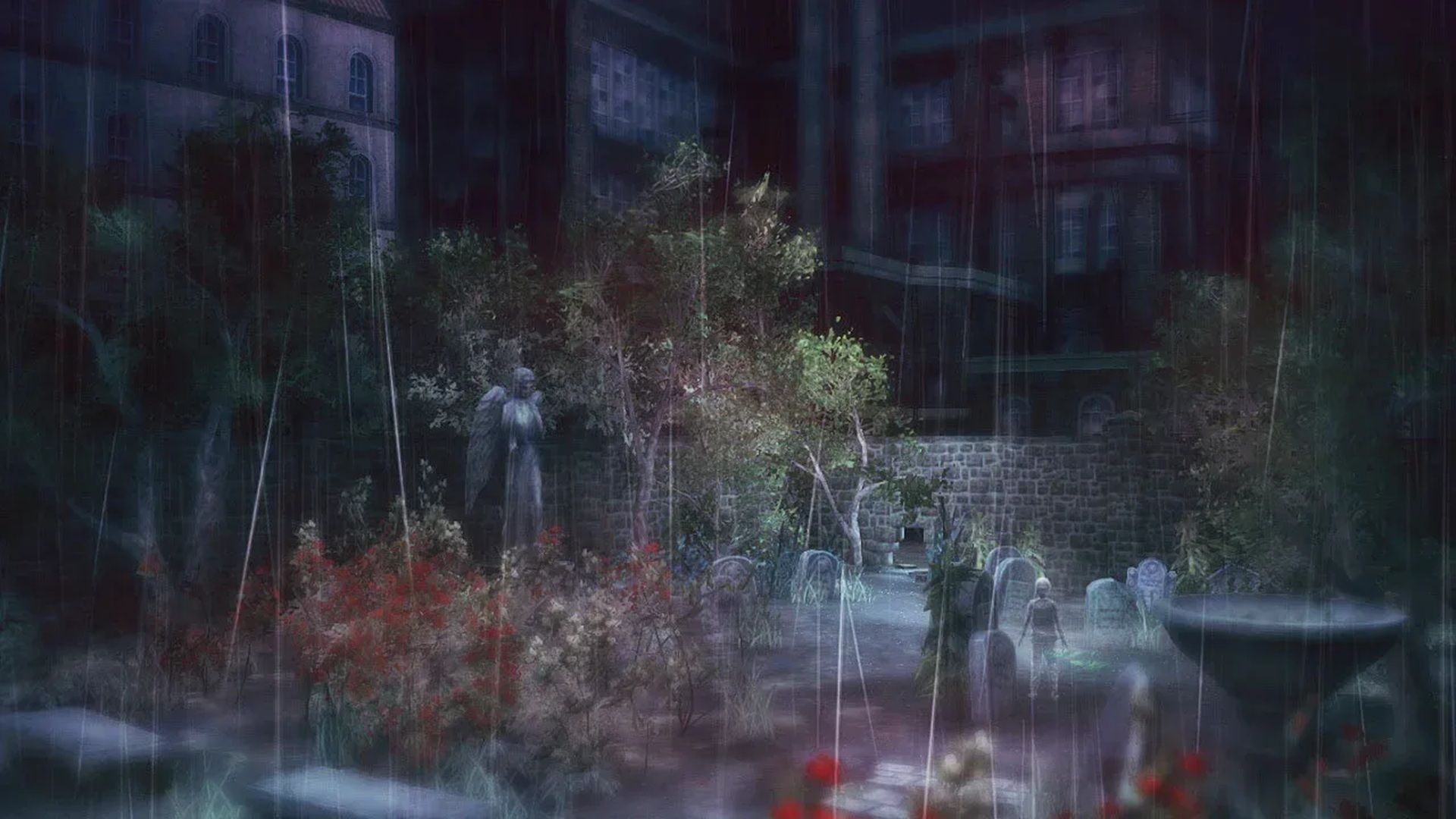 A screenshot of gameplay from Rain.