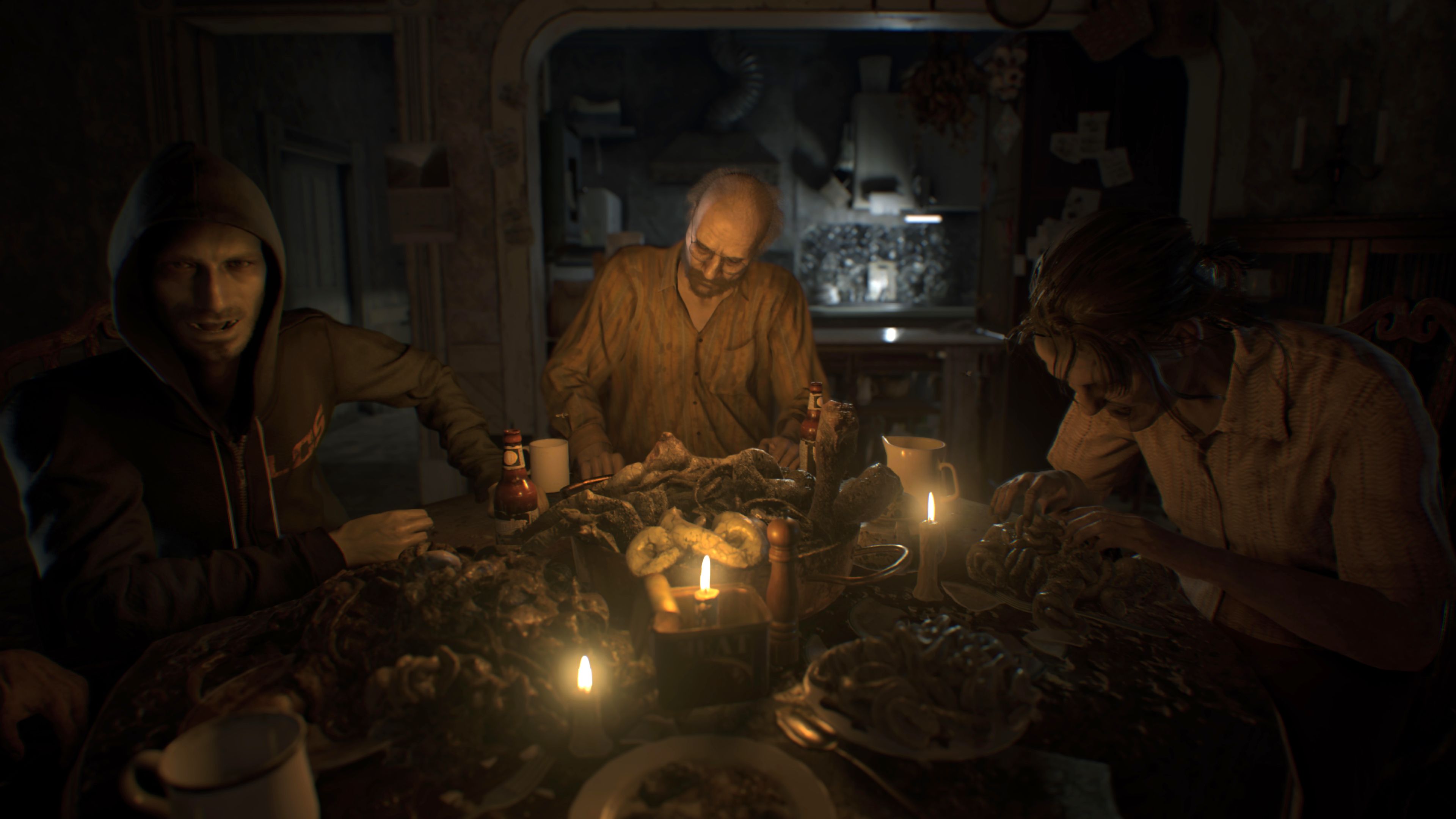The Baker family in Resident Evil 7