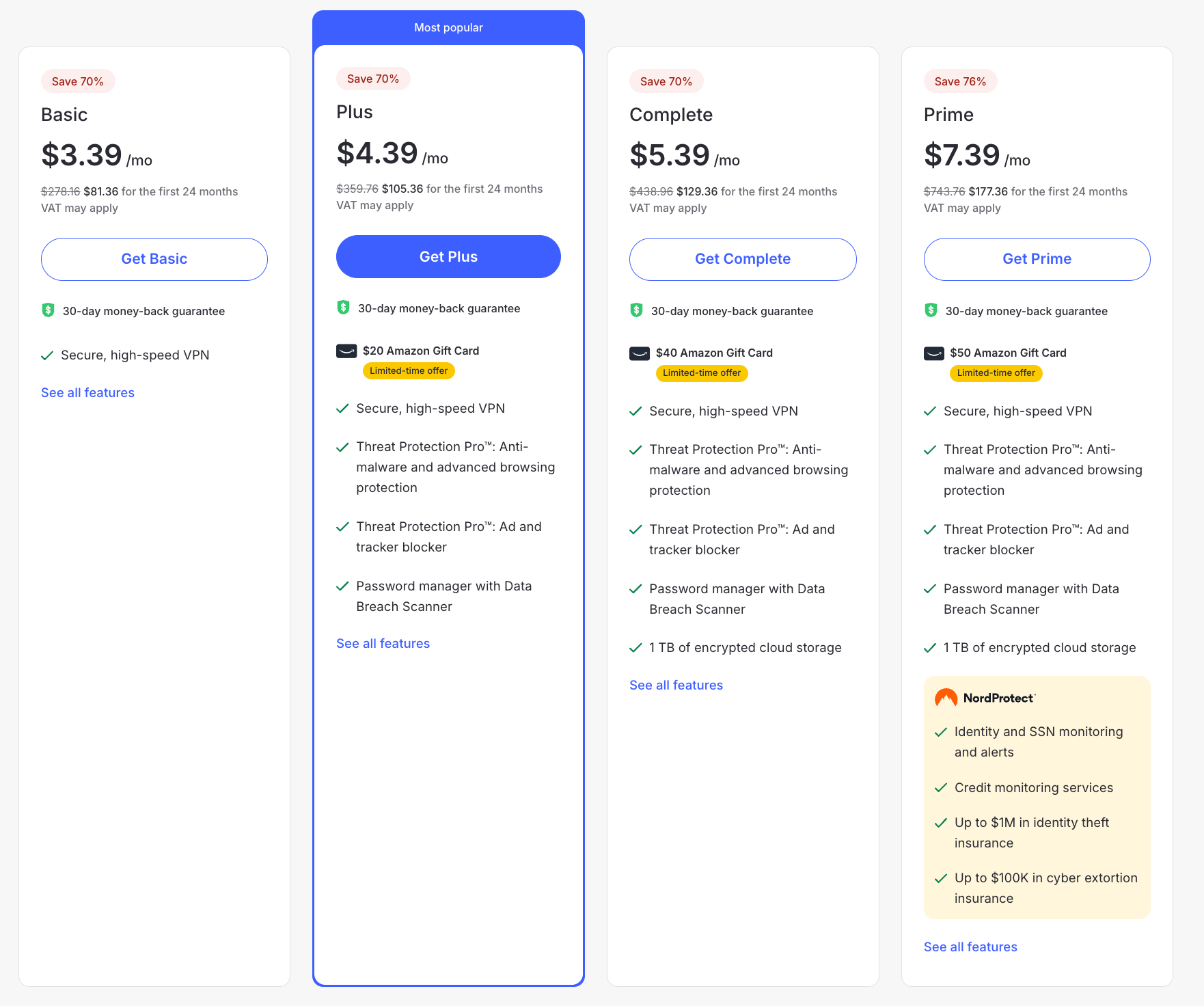 NordVPN price
