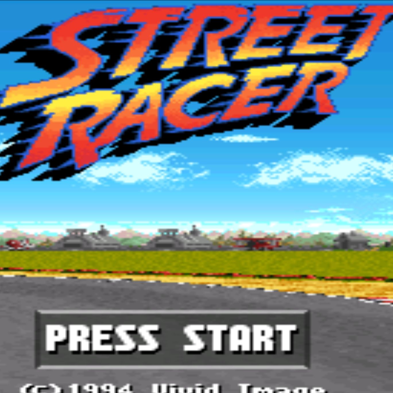 Product image for the SNES game Street Racer.