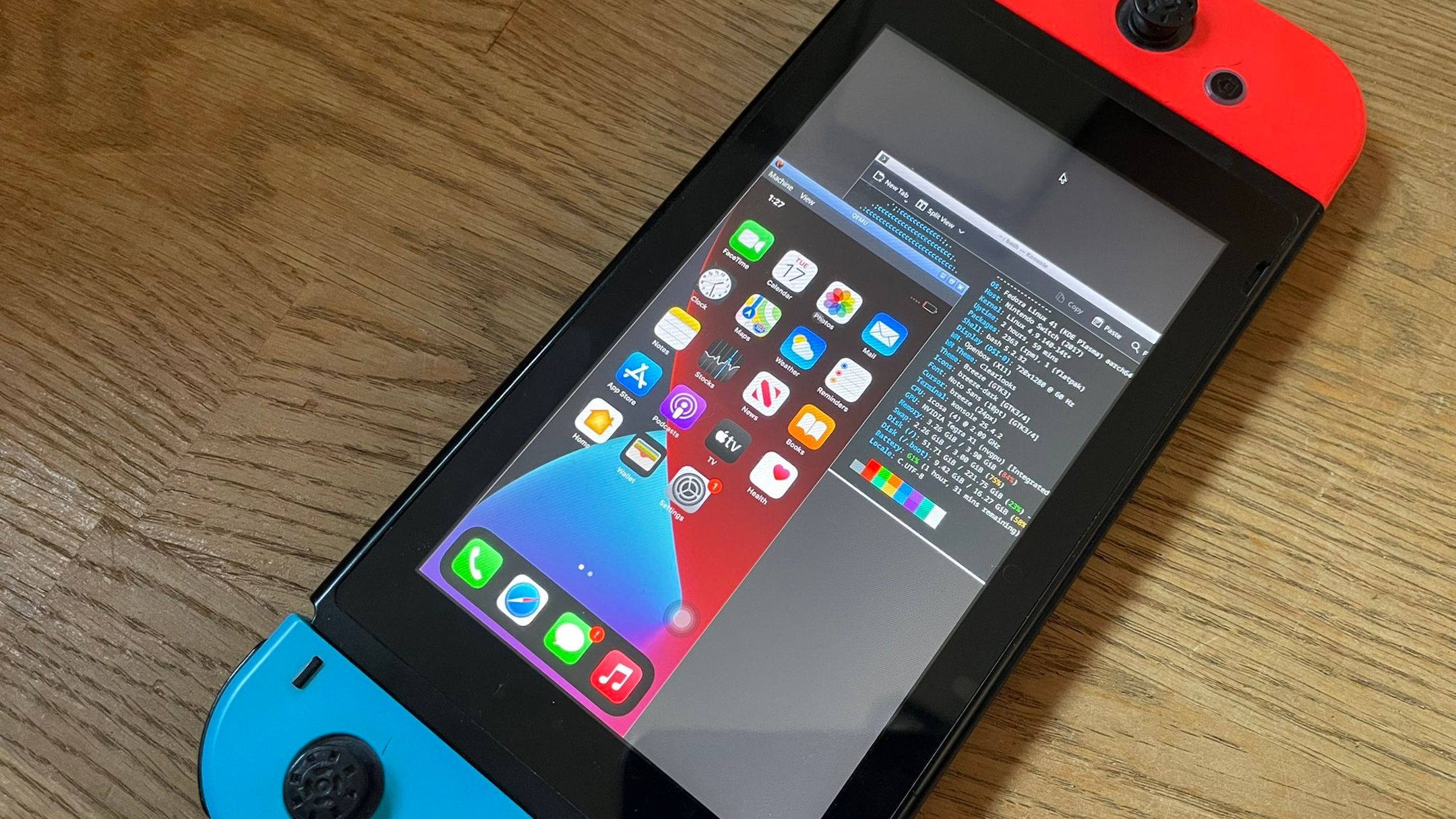 You can now turn your old Switch into the worst iPhone the world has ever seen, if that's your thing