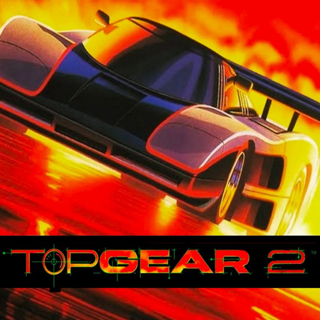 Product image for the SNES game Top Gear 2.