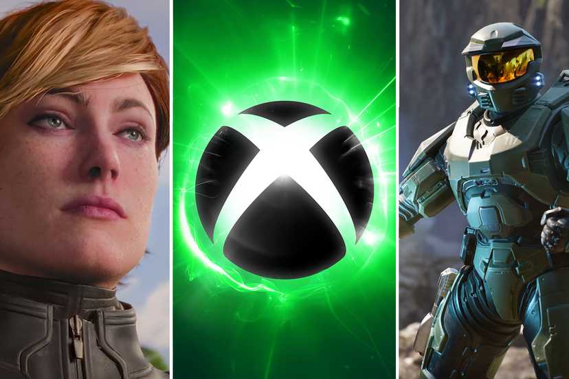 A combination of Xbox games and the Xbox logo