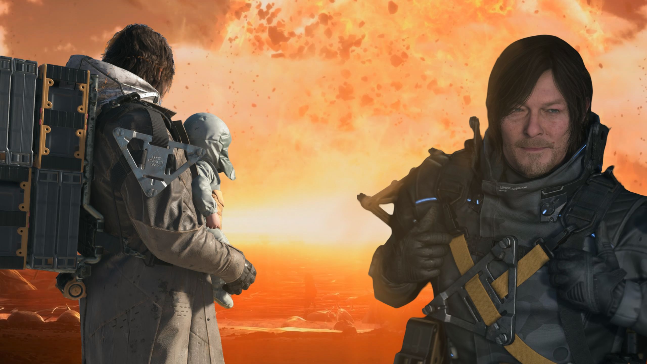 Death Stranding 2 review, featuring Norman Reedus as Sam Porter Bridges.