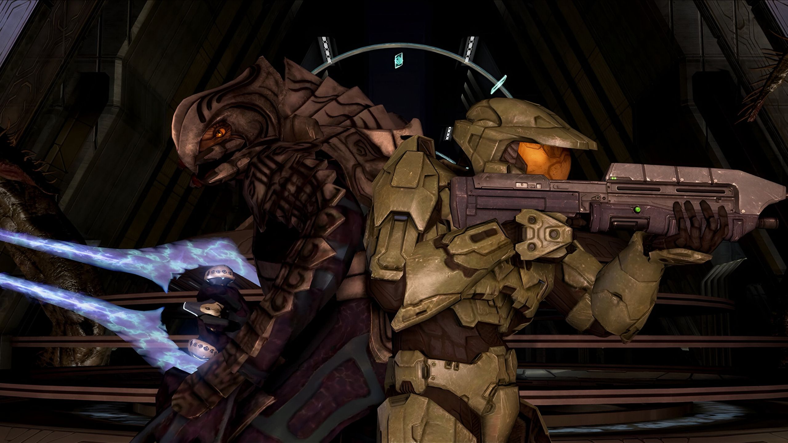 Master Chief and The Arbiter in Halo 3.