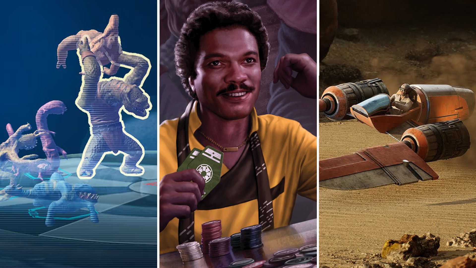 A combination of mini-games in the Star Wars universe 