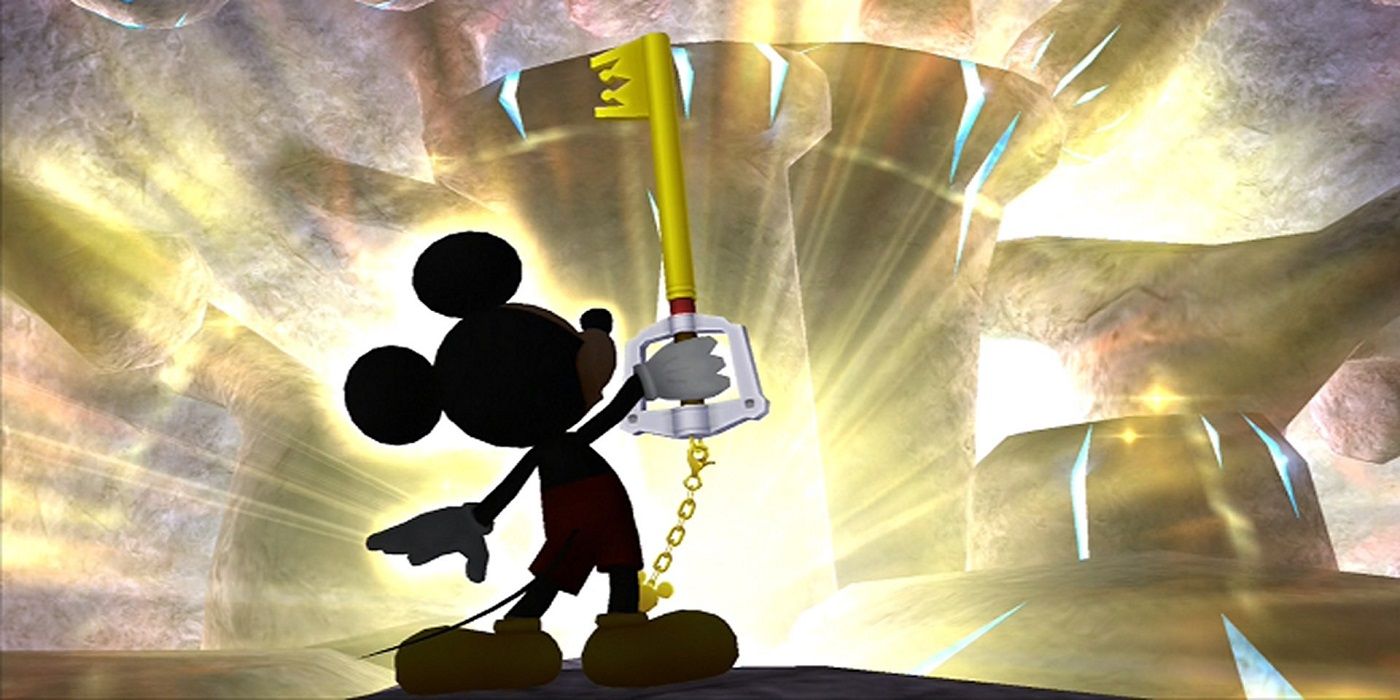 A screenshot of King Mickey in Kingdom Hearts