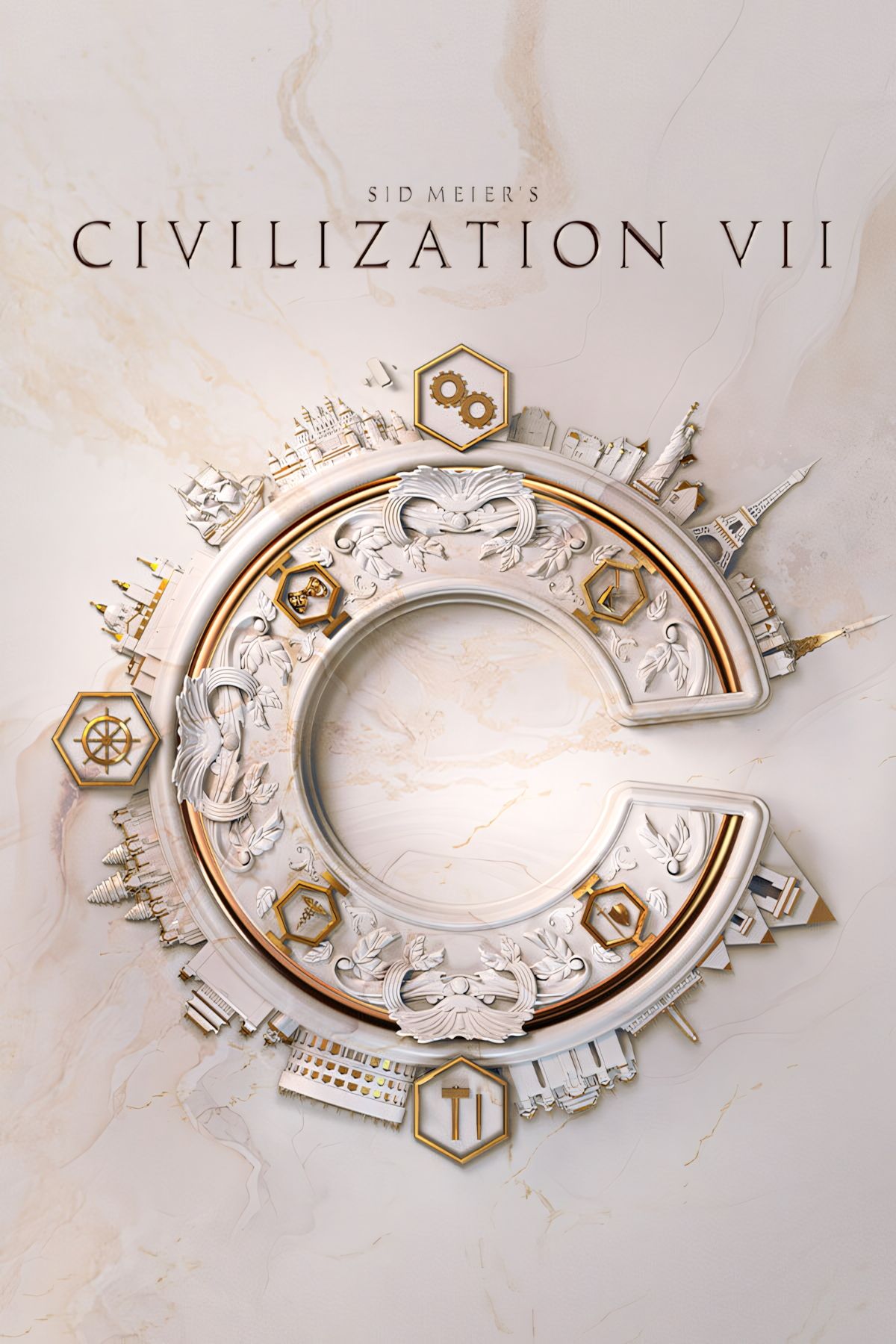 portada de la página de etiquetas de la civilización VII de Sid Meier