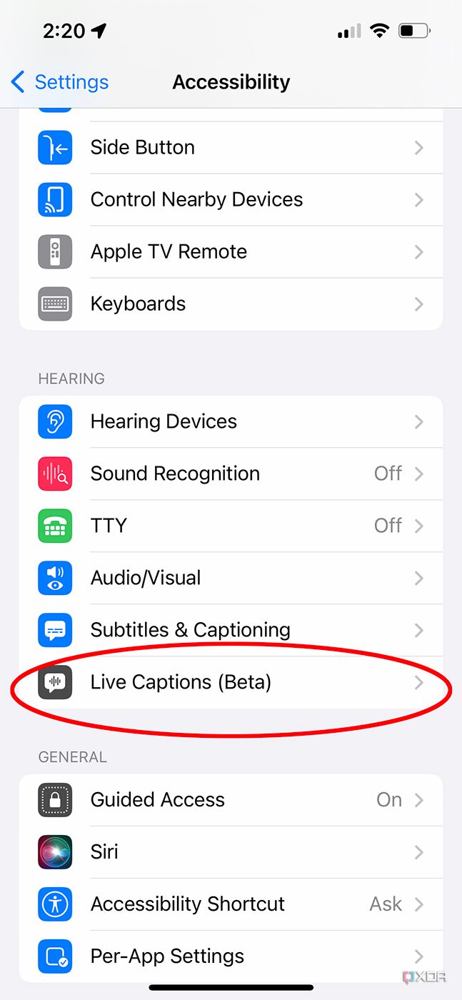 How to use live captions on iPhone