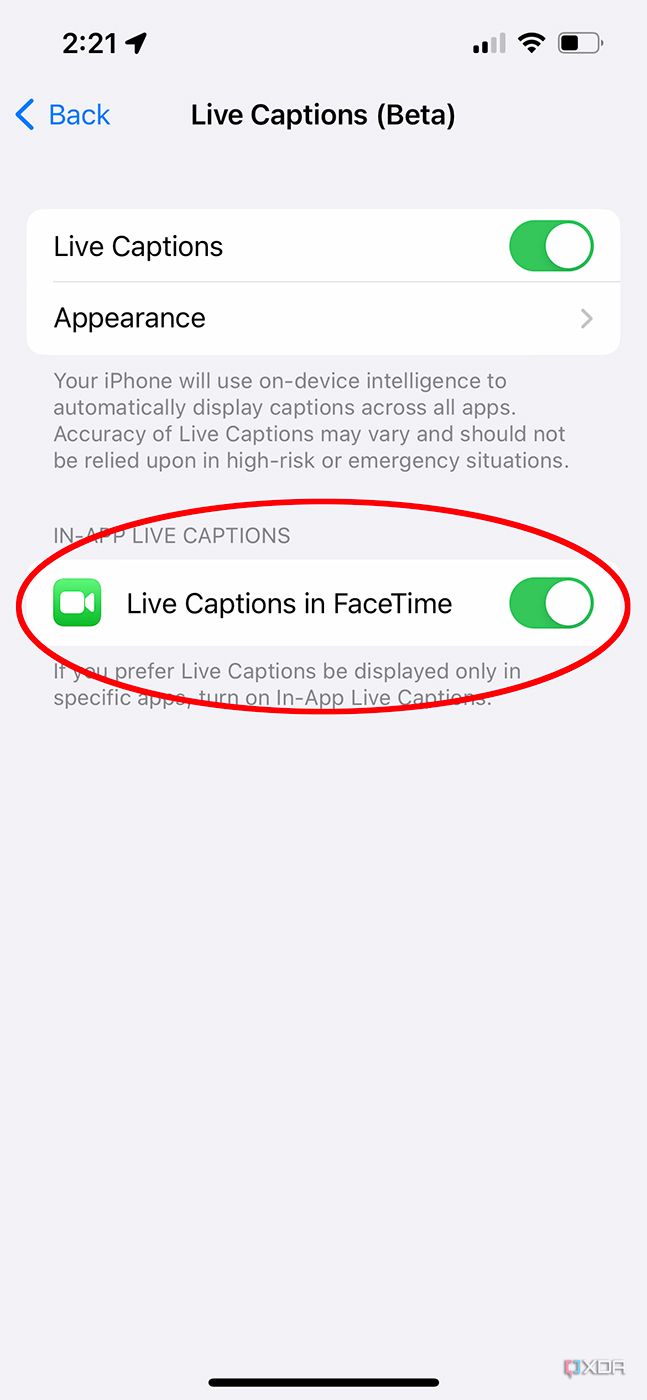 How to use live captions on iPhone