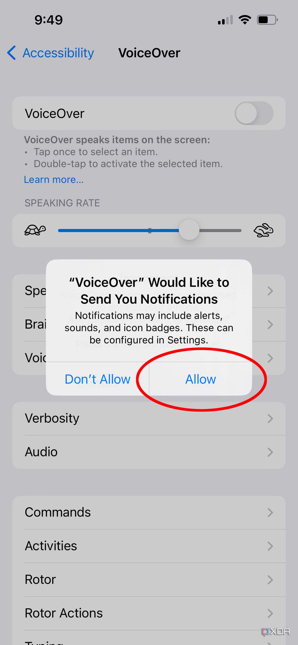 How to use VoiceOver on iPhone