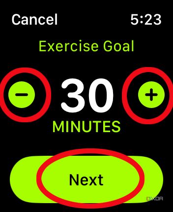 How do you change your exercise goal on apple watch hot sale