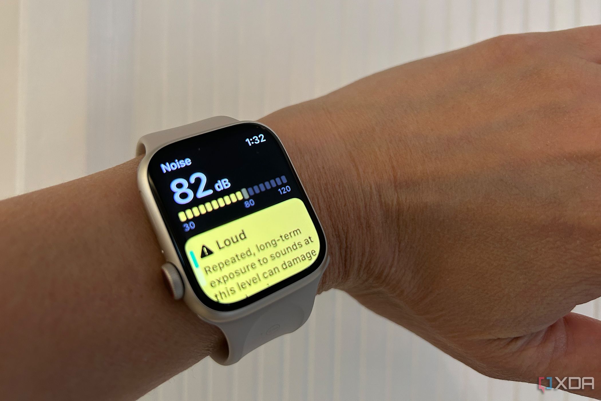 Apple Watch noise notification feature