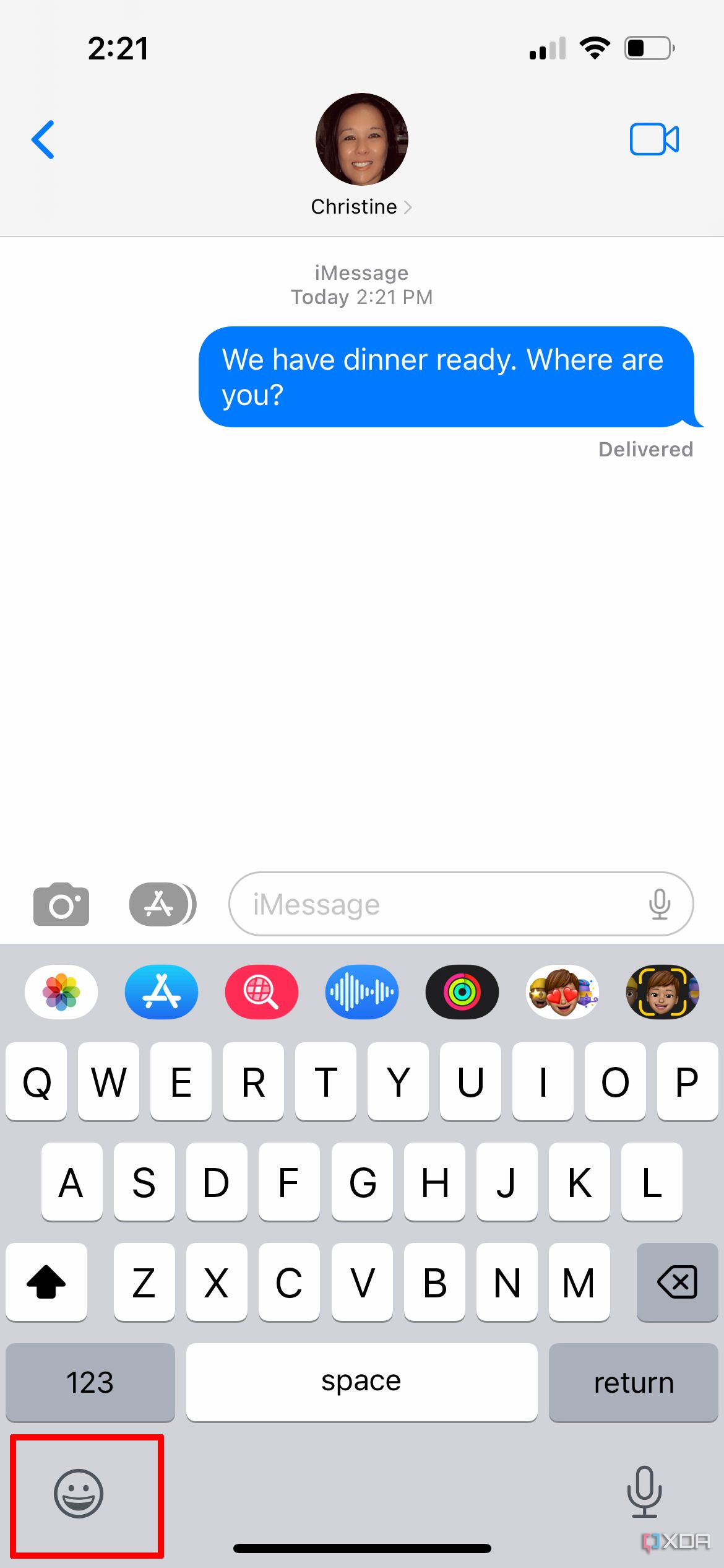 iphone 11 text replacement