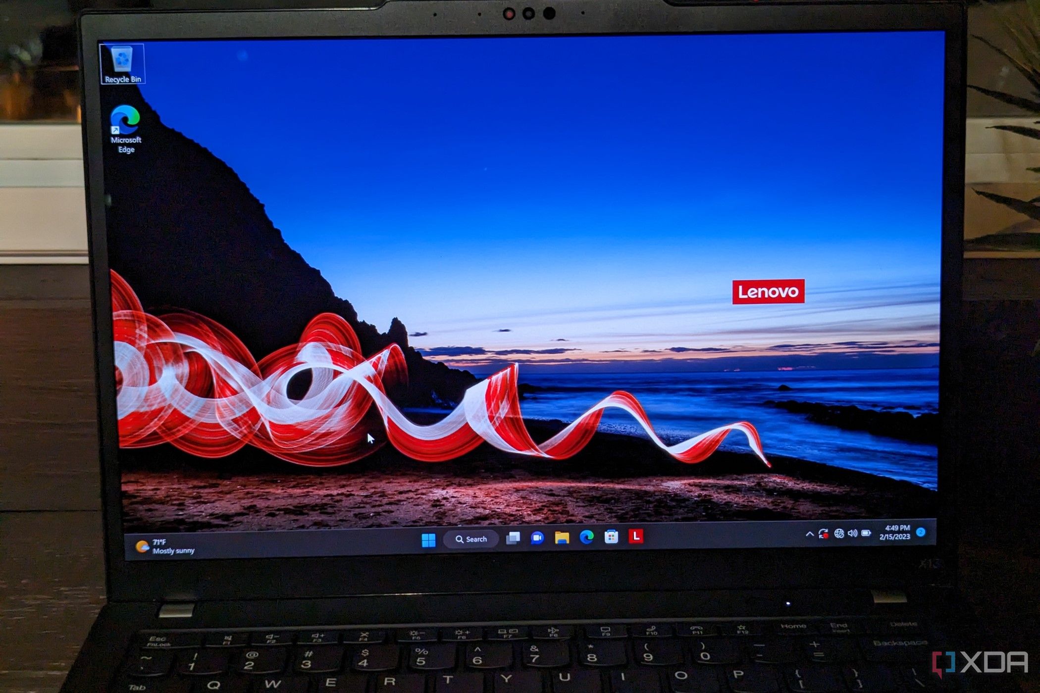 The display on the Lenovo ThinkPad X13 gen 4 