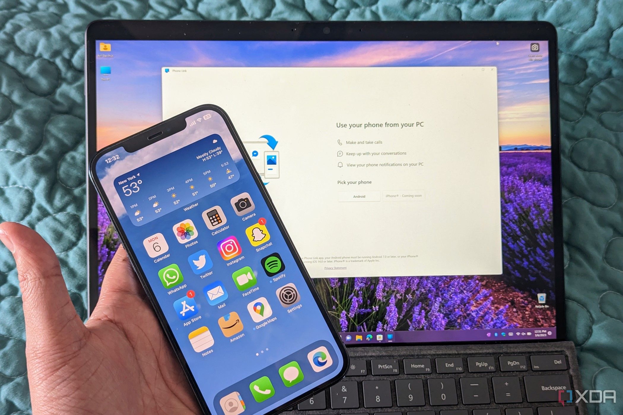 link iphone to pc windows 10