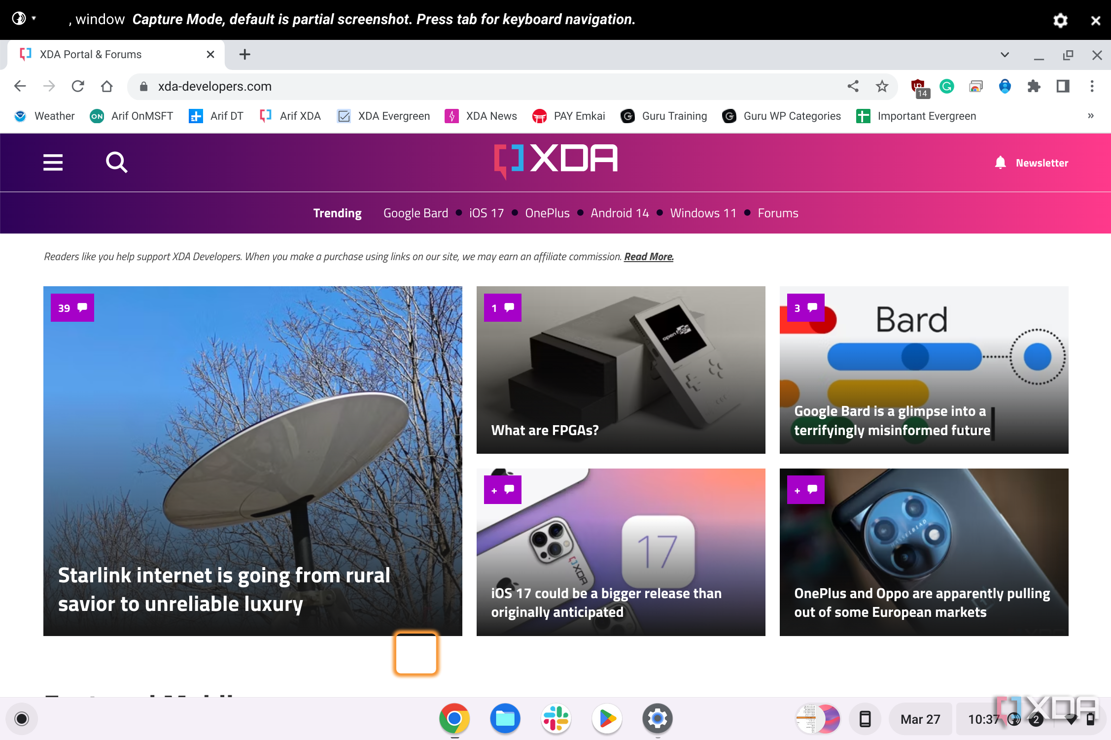 Lector de pantalla en ChromeOS