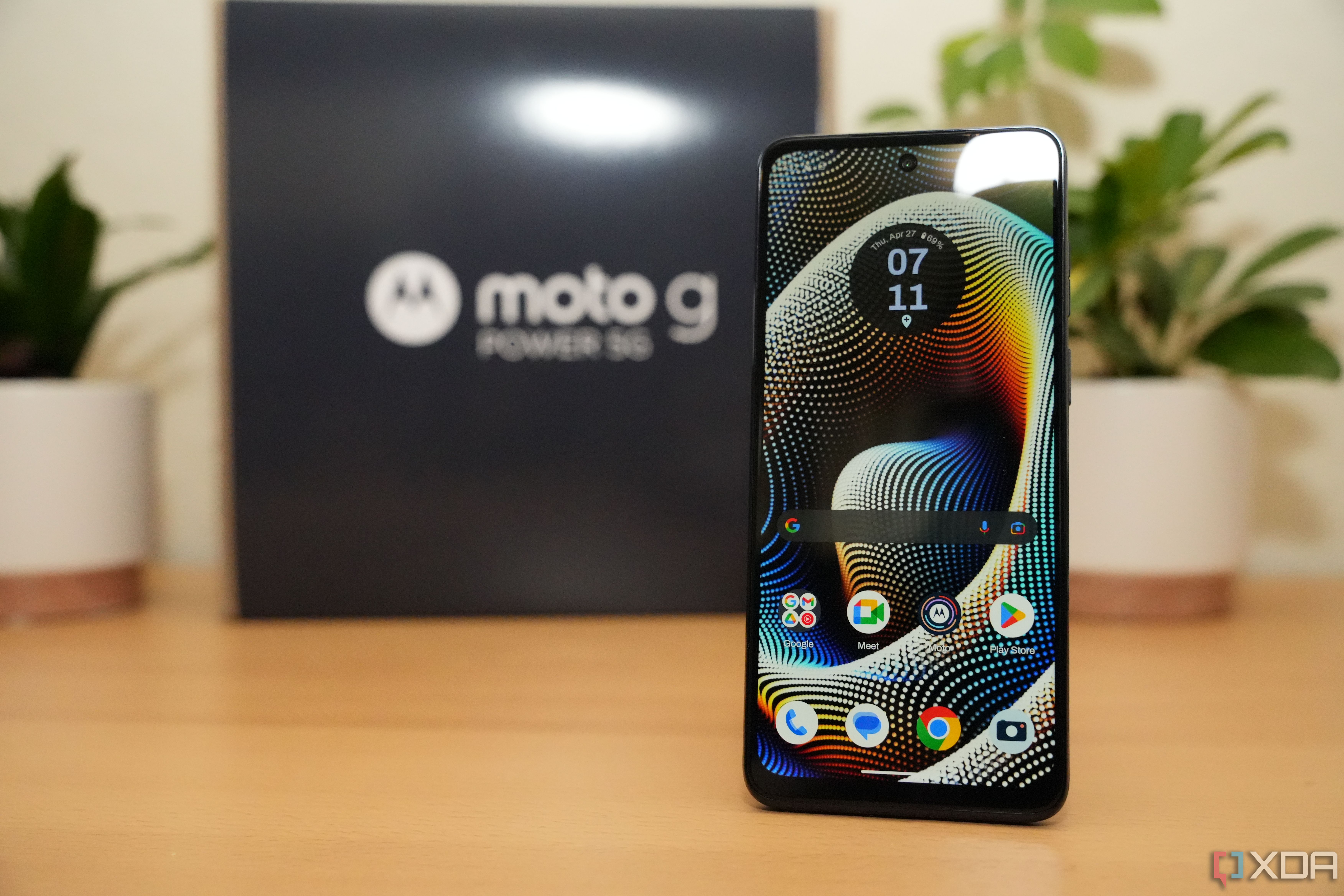 Motorola G Power 5G 2023 straight off the Moto G Power box and factory