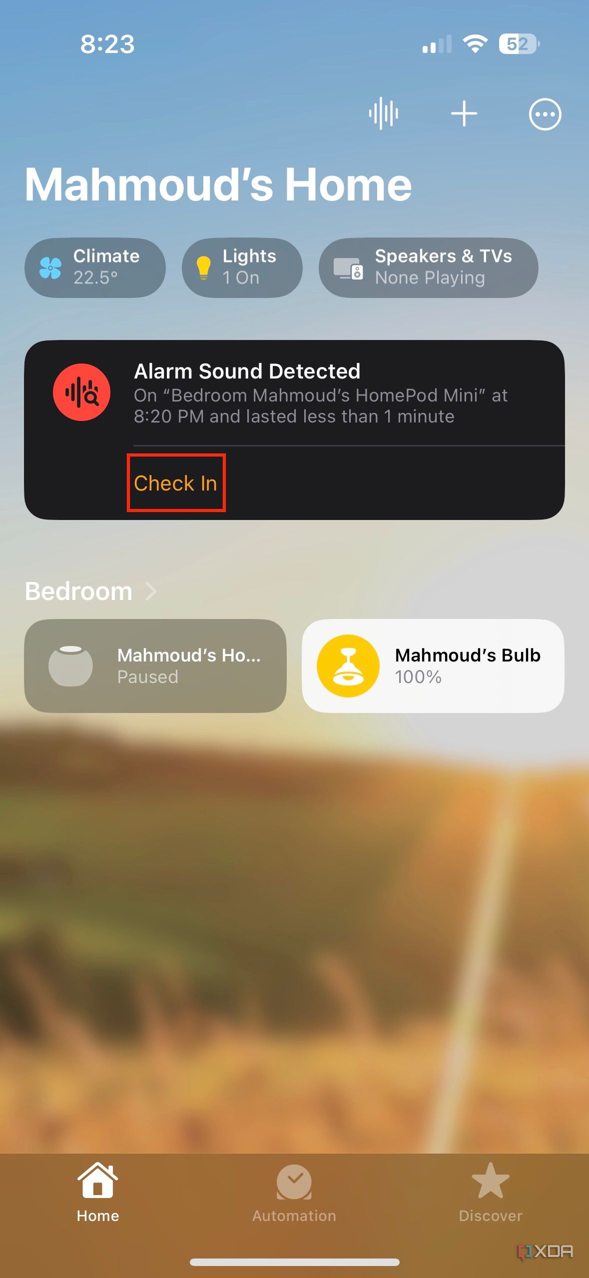 How to enable smoke alarm detection alerts on the HomePod