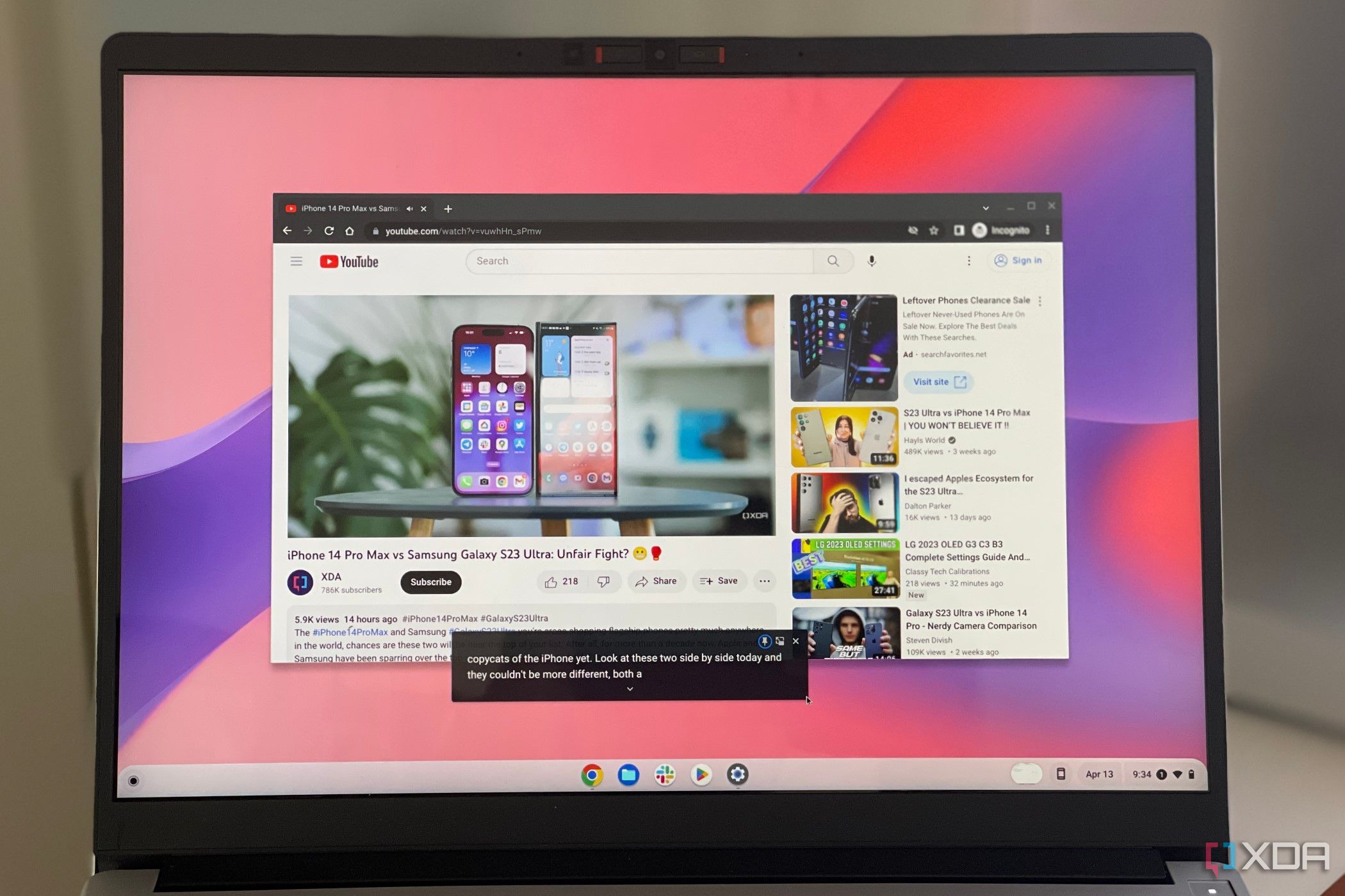 Split screen groups in ChromeOS will appear as apps to enhance multitasking