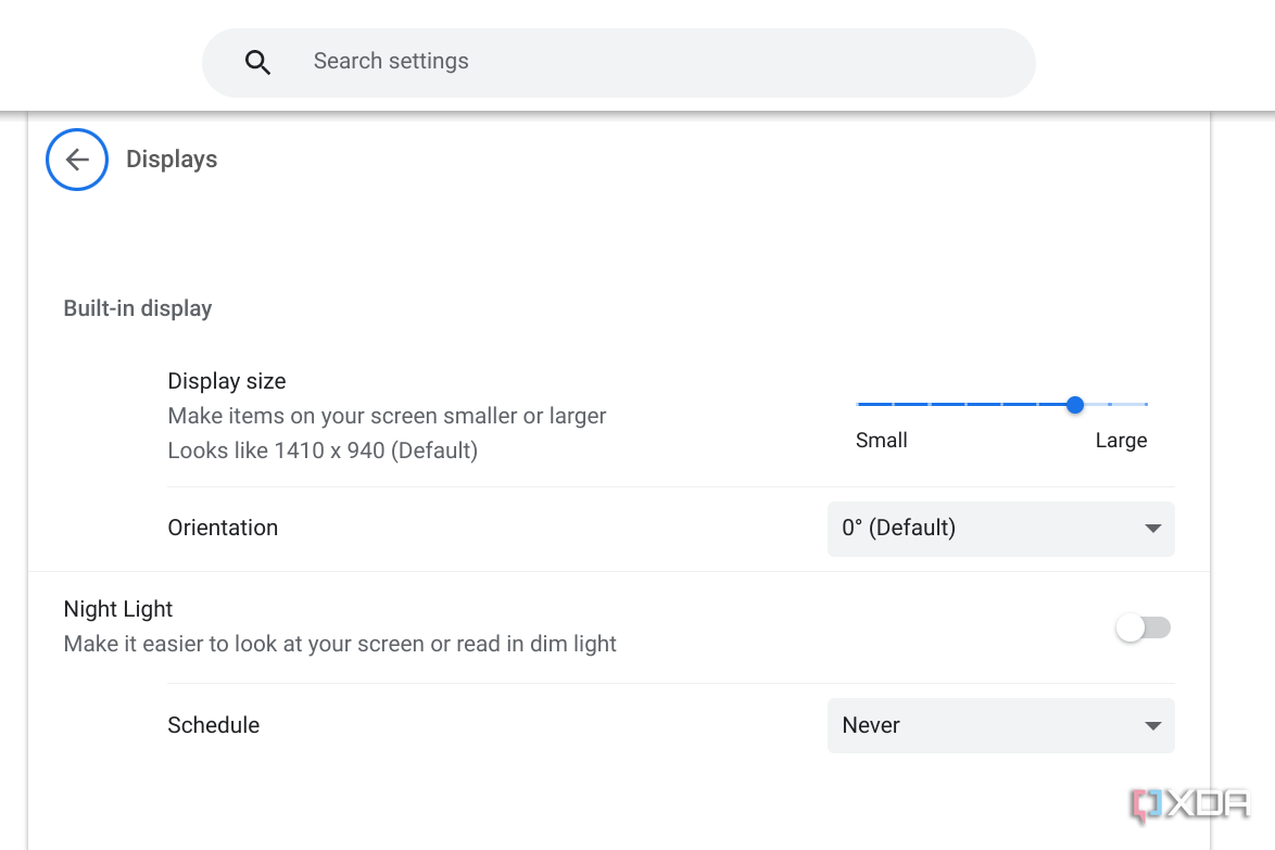 How to change the text size on a Chromebook