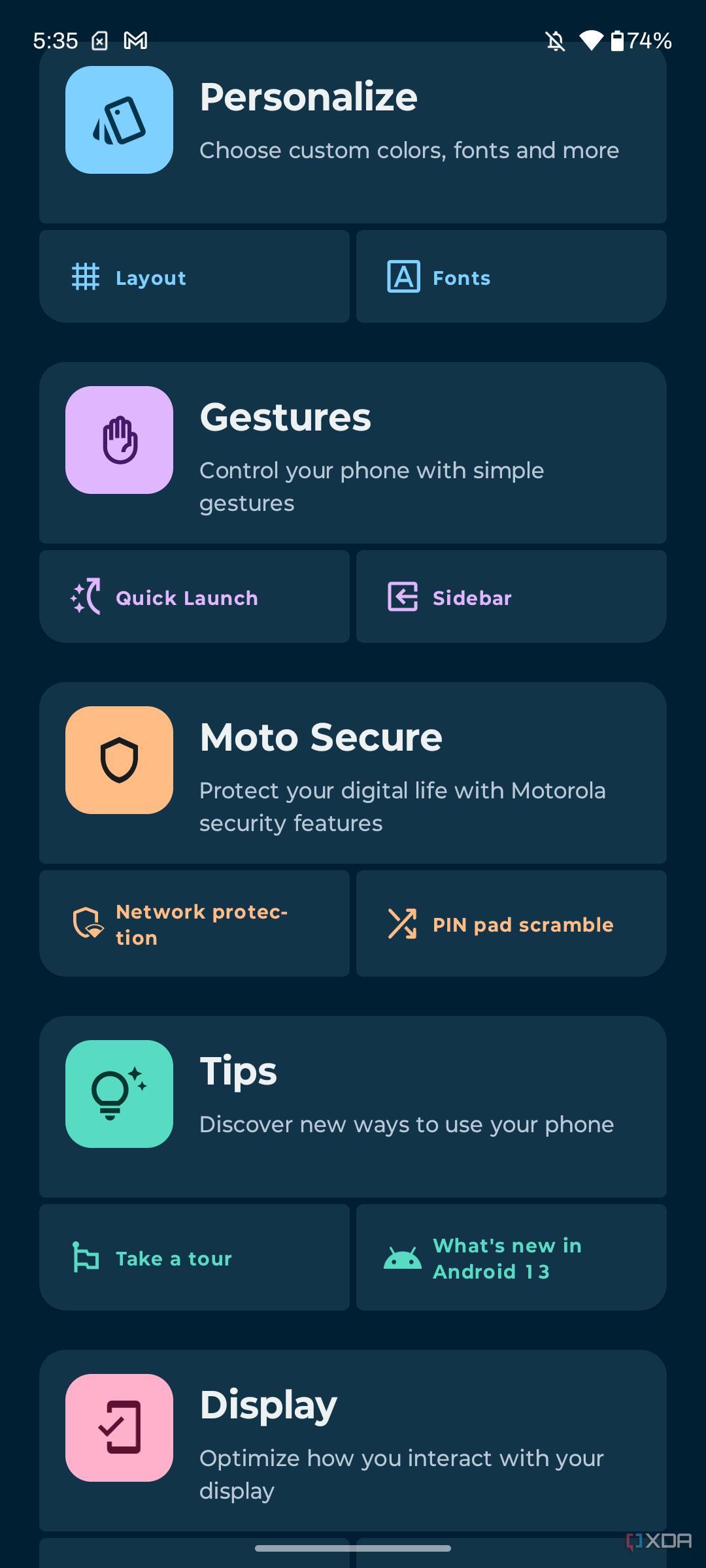  Moto app on Moto G Power 5G 2023